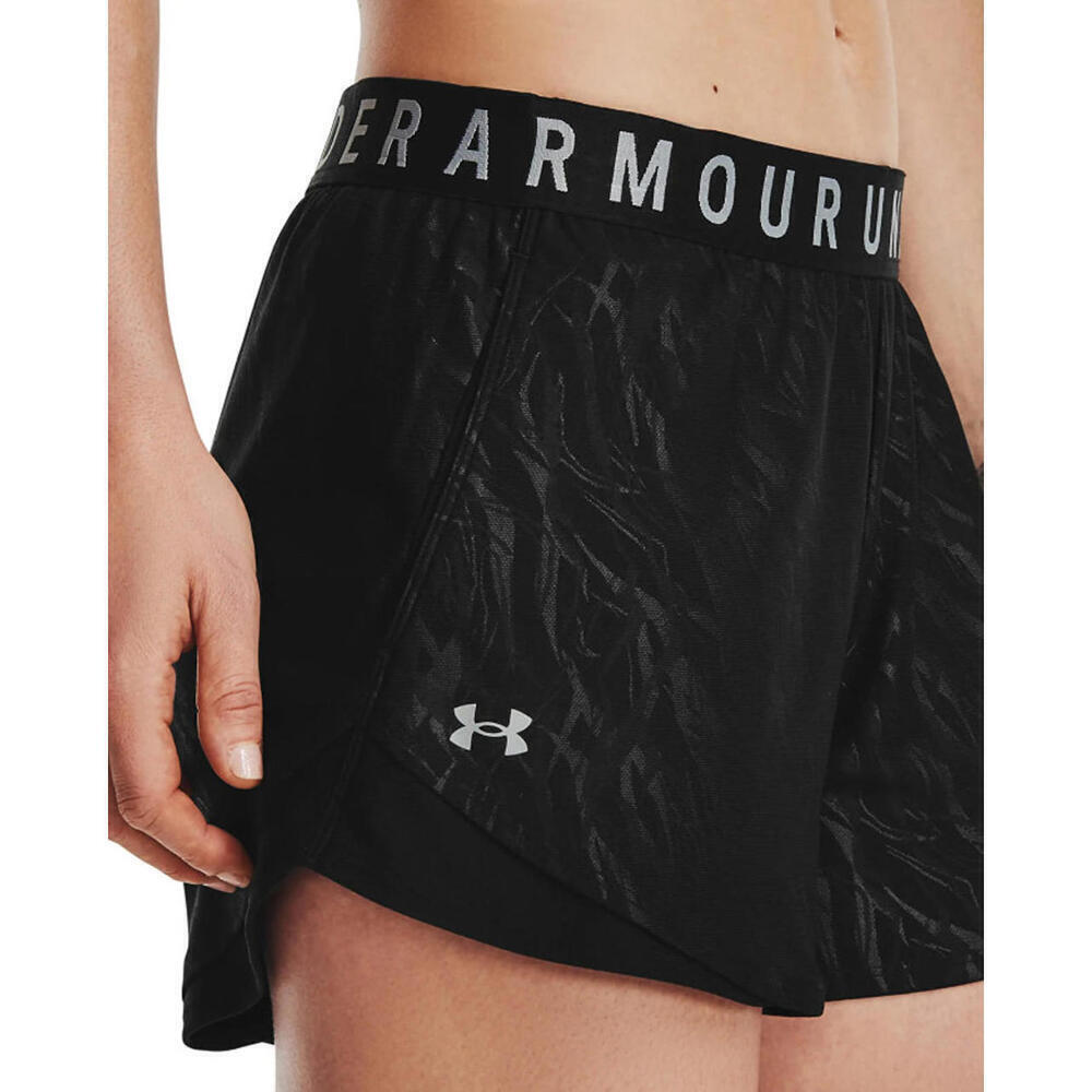 Under Armour Women’s Logo Waistband Play Up Short, Black sz. L - Picture 4 of 6